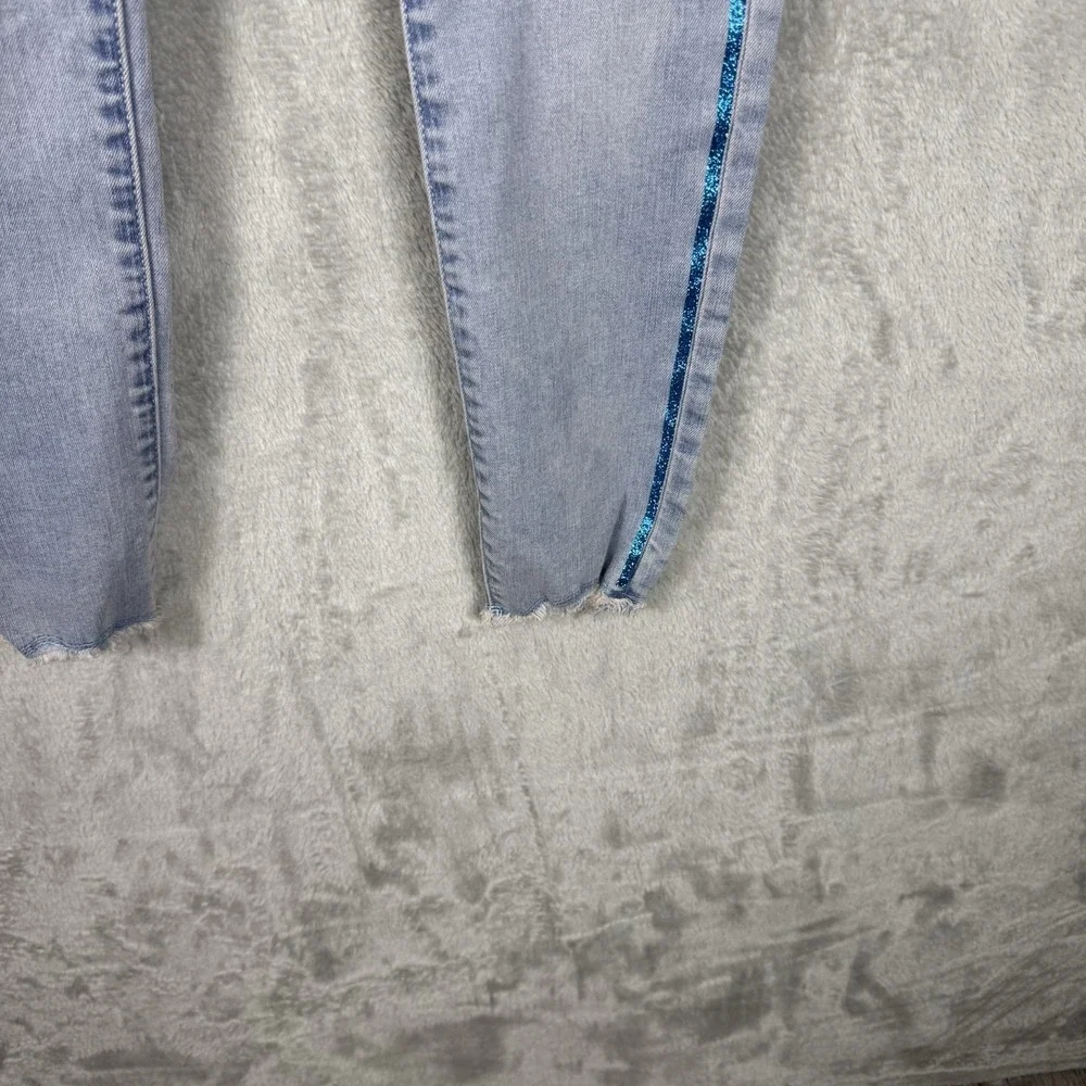 GAP Girls High Stretch Super Skinny Jeans Sz 12 Light Bling‎ LOVE NWT